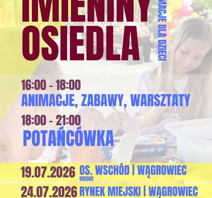 Imieniny Osiedla w Wągrowcu – trzy dni pełne zabawy i integracji
