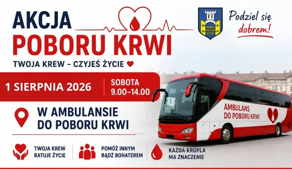 Jutro w Gołańczy akcja poboru krwi – przyjedzie ambulans