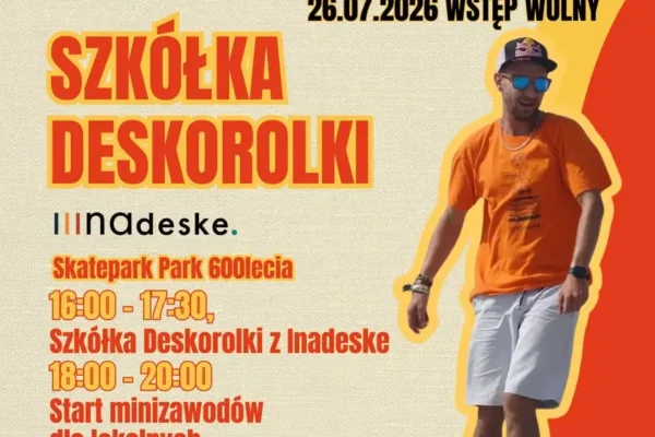 Imieniny Miasta z deskorolką – warsztaty i zawody od 16:00