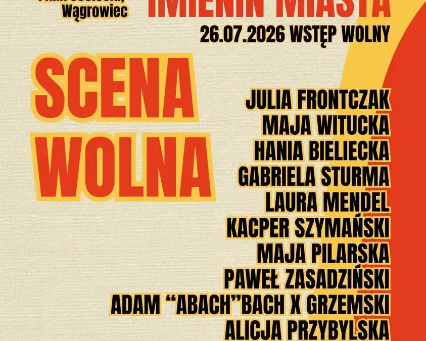 Młodzi artyści wystąpią podczas Imienin Miasta w Wągrowcu