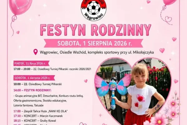 Festyn rodzinny z OKS Wschód – zbiórka na leczenie Poli Pędzińskiej