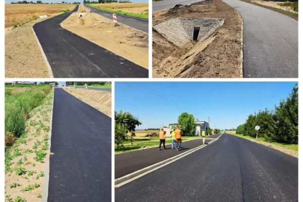 Droga dla pieszych i rowerów Morakowo – Morakówko na finiszu. Zostały ostatnie prace