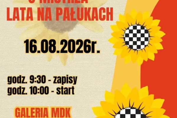 Turniej szachowy o Mistrza 58. Lata na Pałukach – 16 sierpnia w Wągrowcu