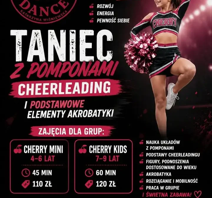 Ruszyły zapisy do grup tanecznych Cherry Dance w Damasławku