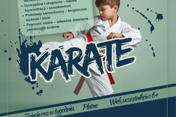Karate dla dzieci w Damasławku – nabór do nowej sekcji w GOK