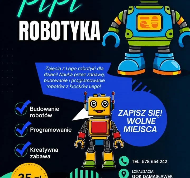 Zajęcia z robotyki w Damasławku – rozwijają kreatywność i wiarę w siebie
