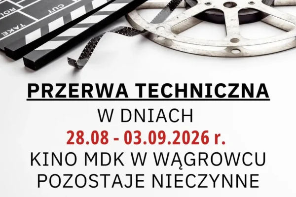 Kino MDK w przerwie technicznej – wraca 4 września z festiwalem Kino bez Barier