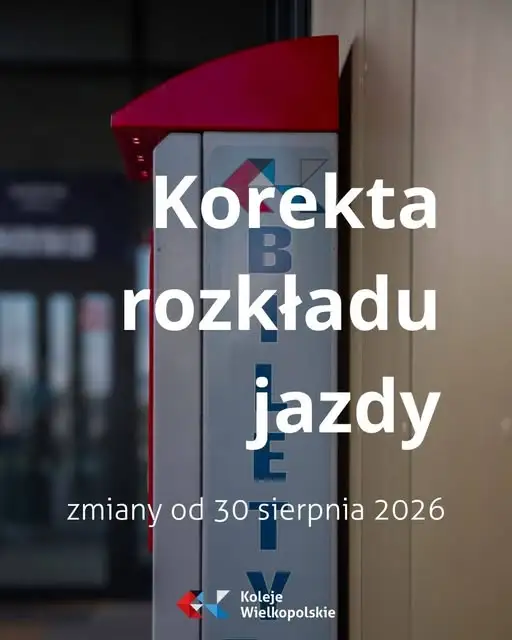 Korekta rozkładu jazdy PKP od 30 sierpnia: nowe połączenia i zmiany na linii 356