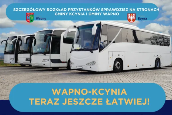 Nowe połączenie autobusowe Kcynia – Wapno od września 2026