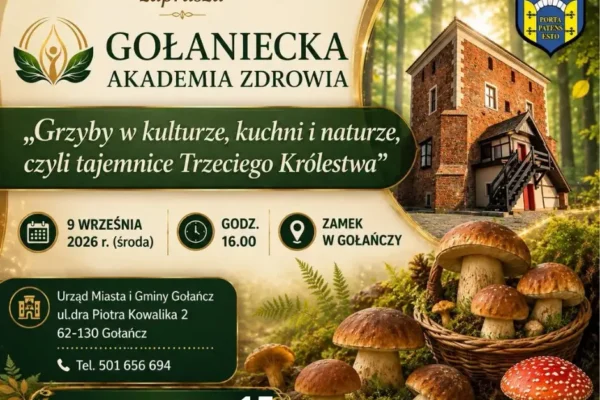 Spotkanie o grzybach na Zamku w Gołańczy – już w środę!
