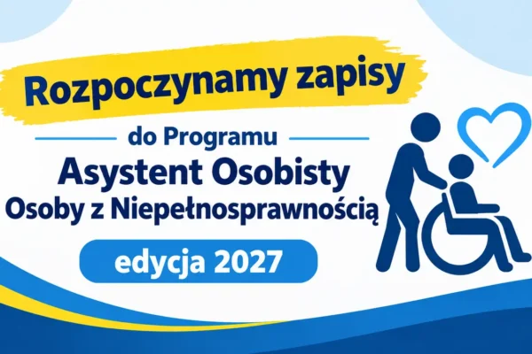 Gmina Wapno ogłasza nabór do programu „Asystent Osobisty Osoby z Niepełnosprawnością” na 2027 rok