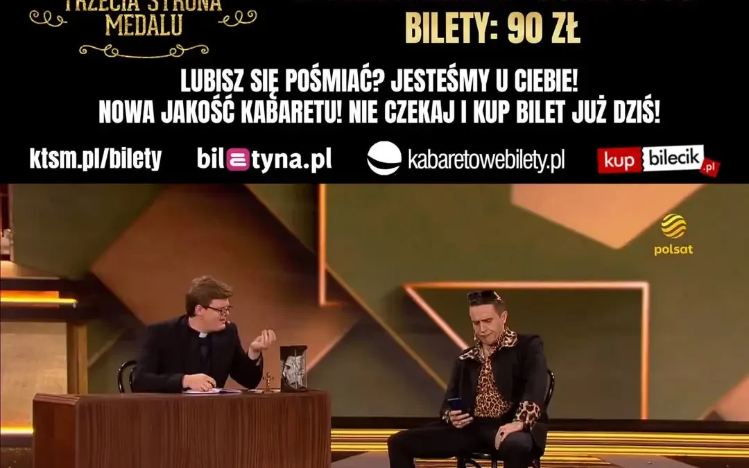 Kabaret Trzecia Strona Medalu wystąpi w Damasławku 17 października