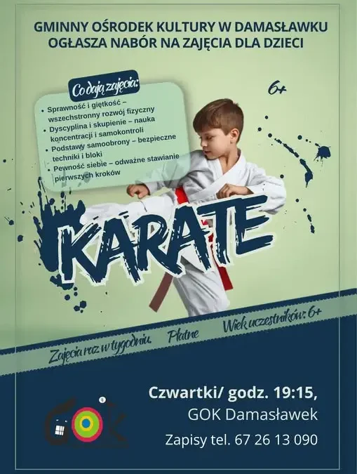 Jesienna oferta zajęć w GOK Damasławek – od robotyki po karate