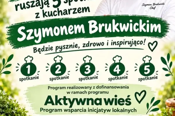Smogulanka zaprasza na cykl spotkań kulinarnych z kucharzem Szymonem Brukwickim