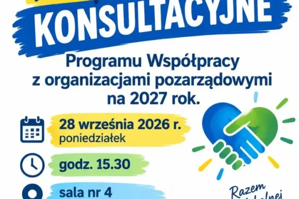 Gołańcz zaprasza NGO na konsultacje programu współpracy na 2027 rok