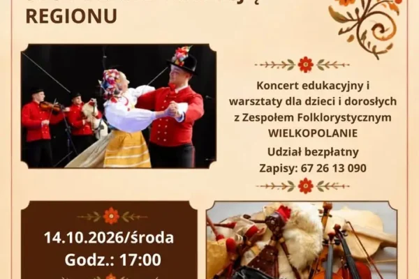 Damasławek: „W rytmie Wielkopolski” – koncert i warsztaty z zespołem WIELKOPOLANIE