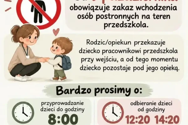 Gołańcz: zakaz wchodzenia osób postronnych na teren przedszkola od 9 października