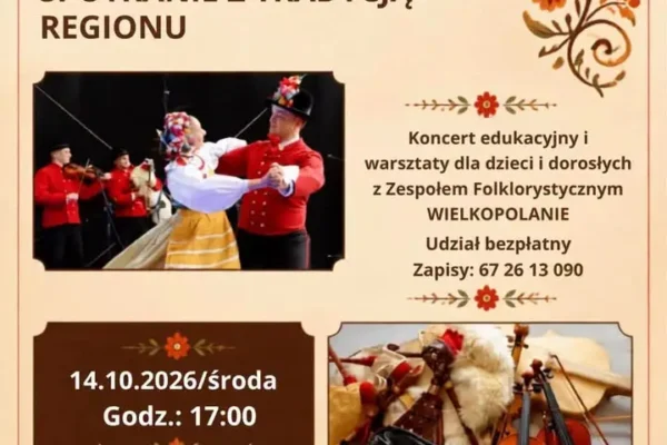 Koncert i warsztaty „W rytmie Wielkopolski” w GOK Damasławek