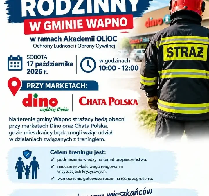 Krajowy Trening Rodzinny w gminie Wapno już 17 października