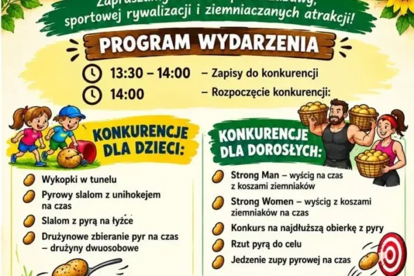 Święto ziemniaka w Smogulcu – marsz nordic walking i konkursy z pyrą