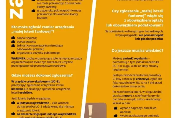 Mała loteria fantowa – jakie obowiązki podatkowe? Wyjaśnia Urząd Skarbowy w Wągrowcu