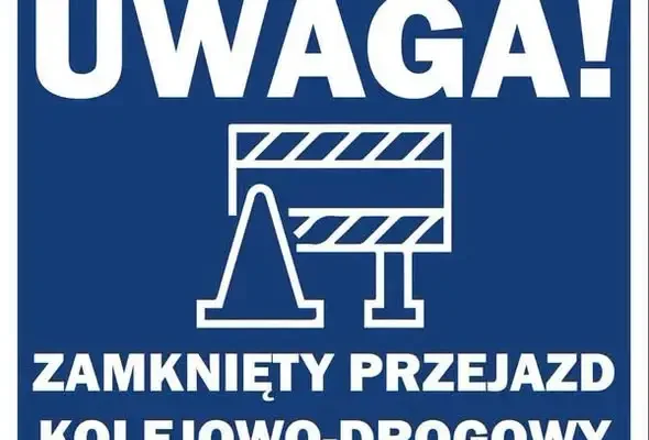 Utrudnienia na linii kolejowej nr 356 – zamknięty przejazd w gminie Gołańcz