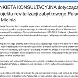 Mielno: ankieta i spotkanie o przyszłości Pałacu Wendorffów